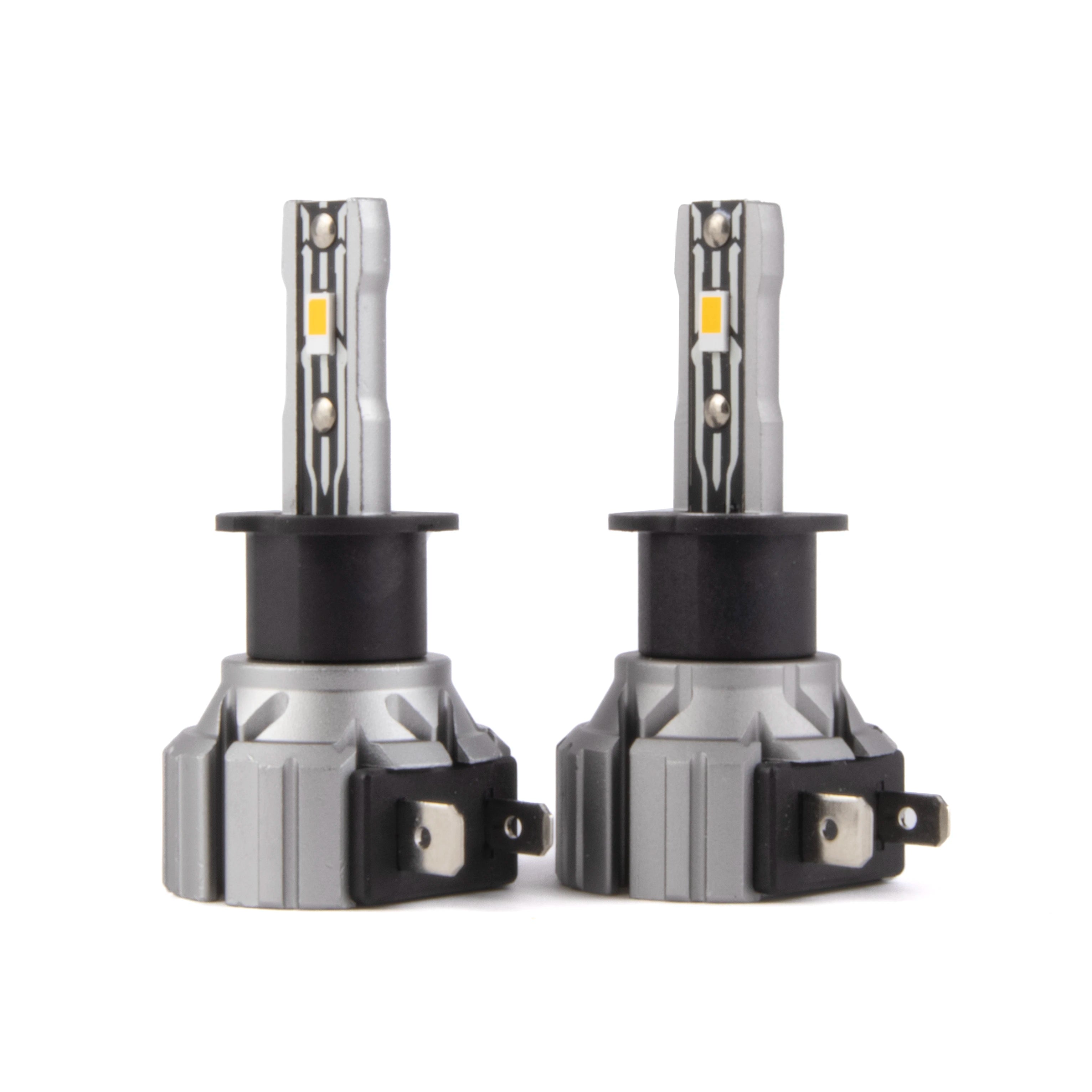 H3 LED bulbs - pair - Foglight - Yellow