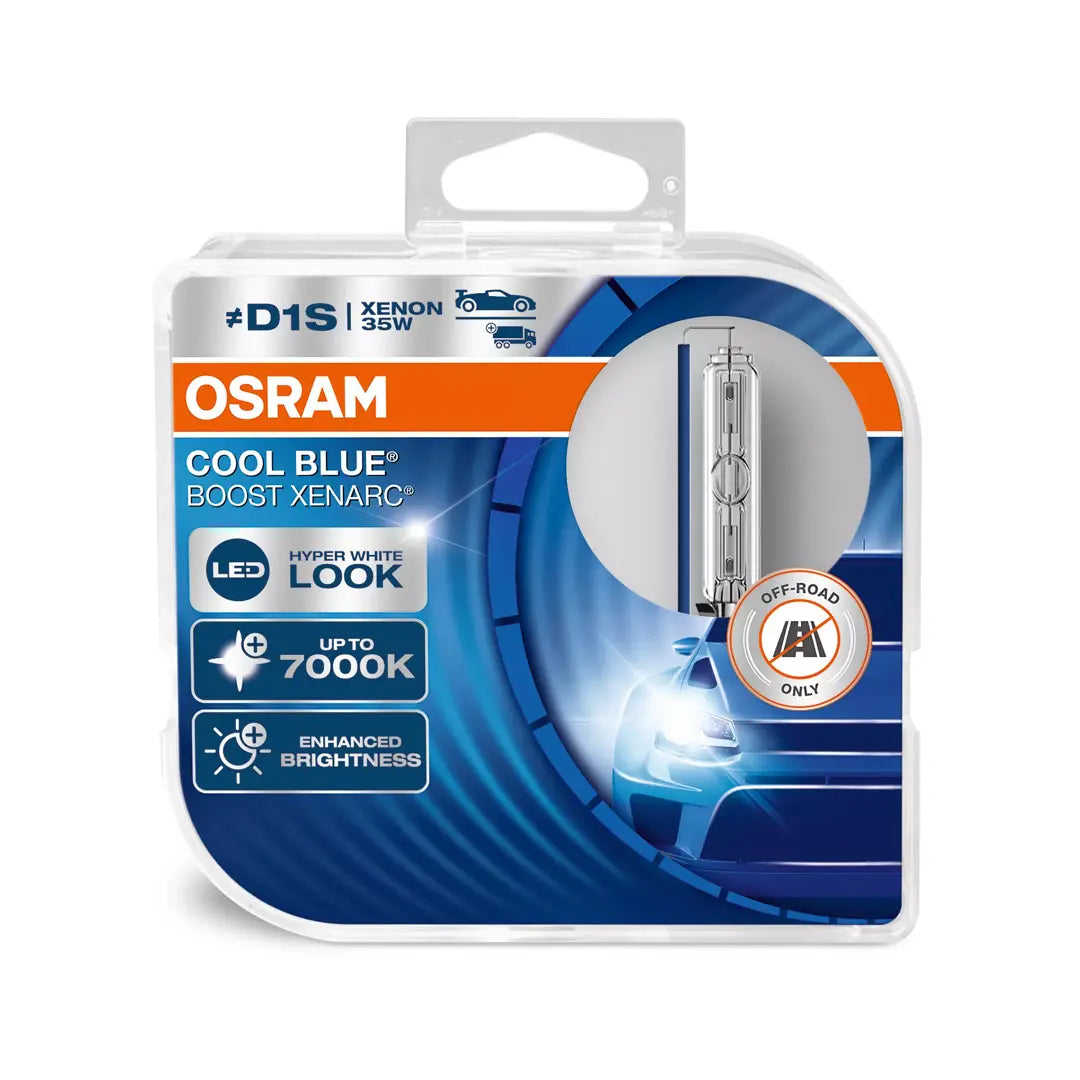 Osram Cool Blue Boost D1S Xenon HID bulbs | 66140CBB