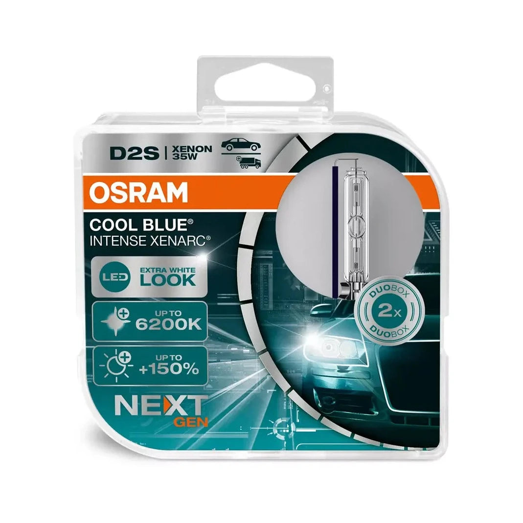 Osram 66240CBN-HCB D2S HID xenon bulb high output white color 2 pack